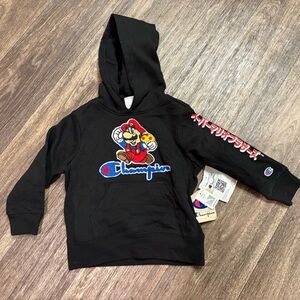 NWT - Champion X Super Mario Bros Hoodie - Kanji - Limited - RARE